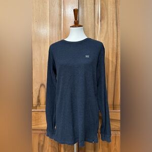 Billabong Thermal - Heather Navy Blue Crewneck Long-Sleeve - EUC - XL